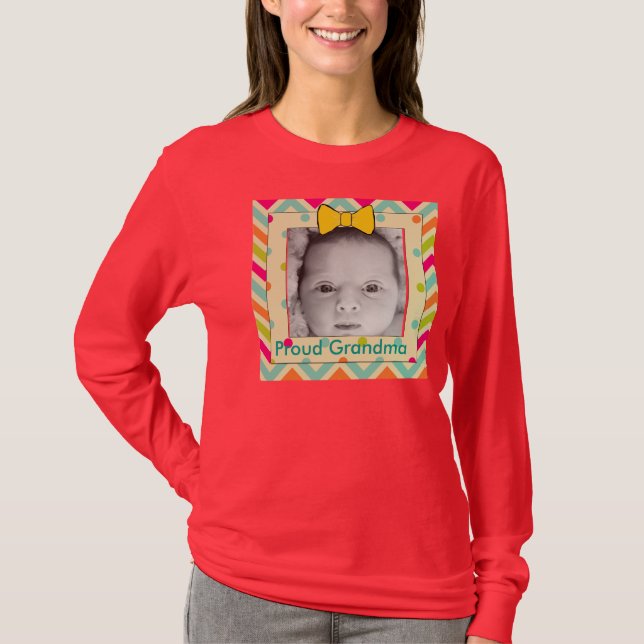 Personaliza esta camiseta de Abuela Orgullosa (Anverso)