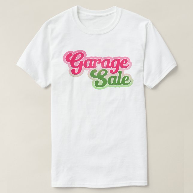 Personaliza esta camiseta divertida de venta de ga (Diseño del anverso)