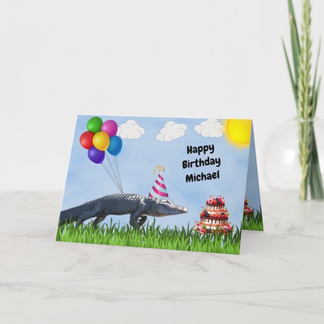 Personaliza esta tarjeta de cumpleaños feliz de Ga (Anverso)