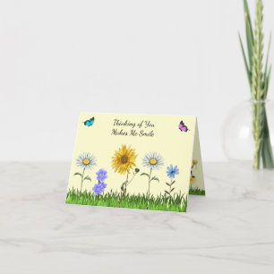 Personaliza esta tarjeta de saludo floral