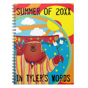 Personaliza este Cuaderno del Oso Feliz Campista