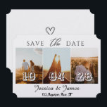 Personaliza Foto Anuncio de Fecha de Boda<br><div class="desc">Anuncia tu día especial con un hermoso diseño personalizable de "save the date" hecho para compartir la fecha de tu boda de manera elegante y memorable. Perfecto para parejas que buscan un anuncio de boda personalizado, este diseño ofrece una apariencia limpia y atemporal que se puede adaptar para coincidir con...</div>