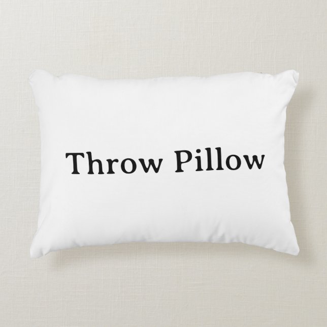 personaliza la almohada de acento simple (Anverso)