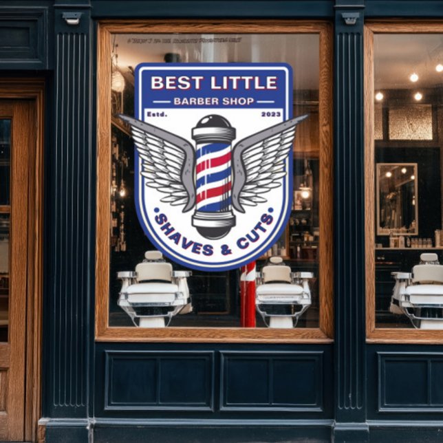 Personaliza la clásica señal de Barbería Polo trad (Subido por el creador)