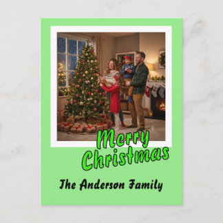 Personaliza la foto de la tarjeta de Navidad