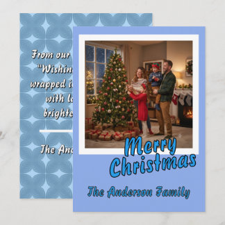 Personaliza la foto de la tarjeta de Navidad