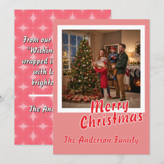 Personaliza la foto de la tarjeta de Navidad