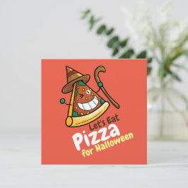 Personaliza la invitación a comer pizza