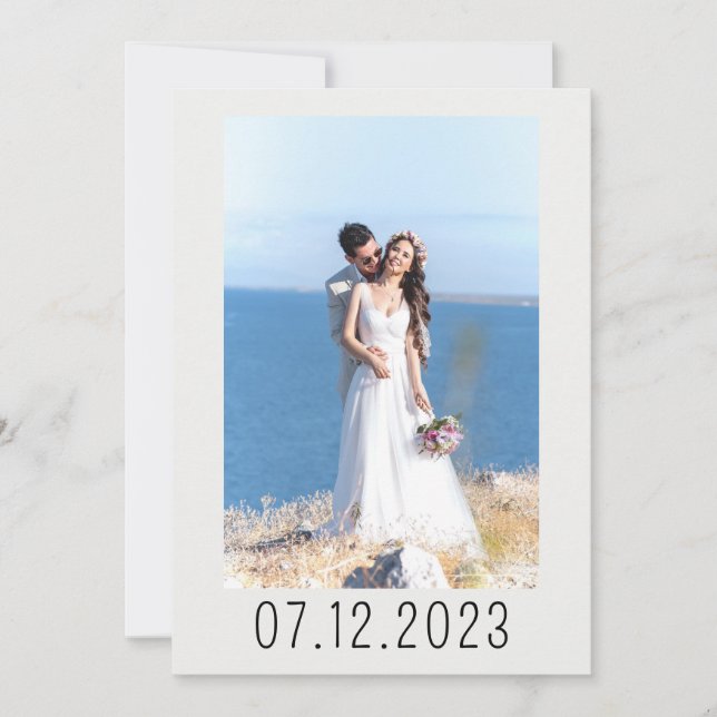 Personaliza la invitación a la maleza hermosa y br (Anverso)