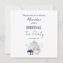 Personaliza la invitación de la fiesta de té para