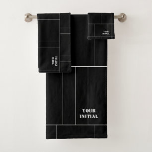 Personaliza la raya de alfiler negra y blanca