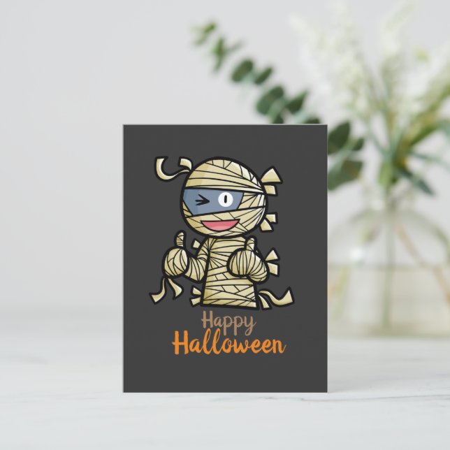 Personaliza la tarjeta postal de mamá feliz (Anverso de pie)
