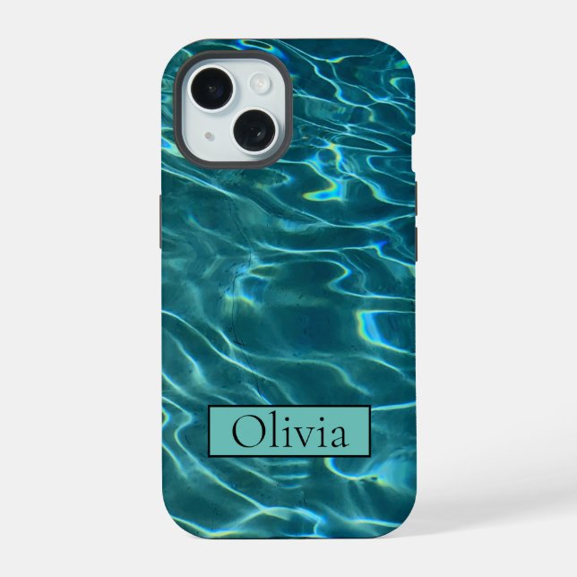 Personaliza olas de océano azul (Reverso )