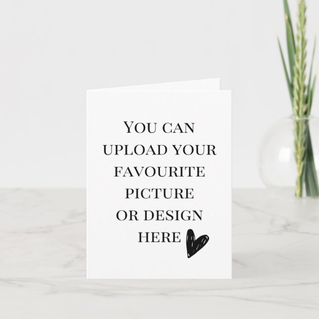 Personaliza tarjeta de felicitación plegada de 10  (Anverso)