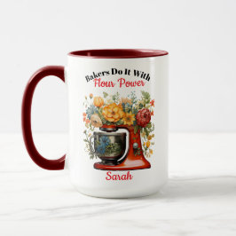 Personaliza | Taza de café Poder de la harina