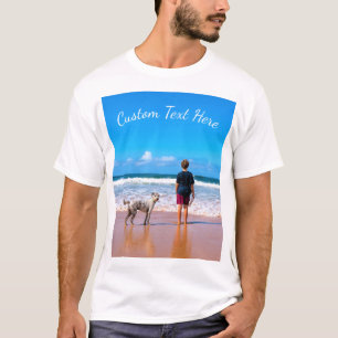Personaliza tu camiseta fotográfica con texto Pers
