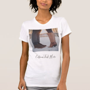 Personaliza tu camiseta fotográfica con texto Pers