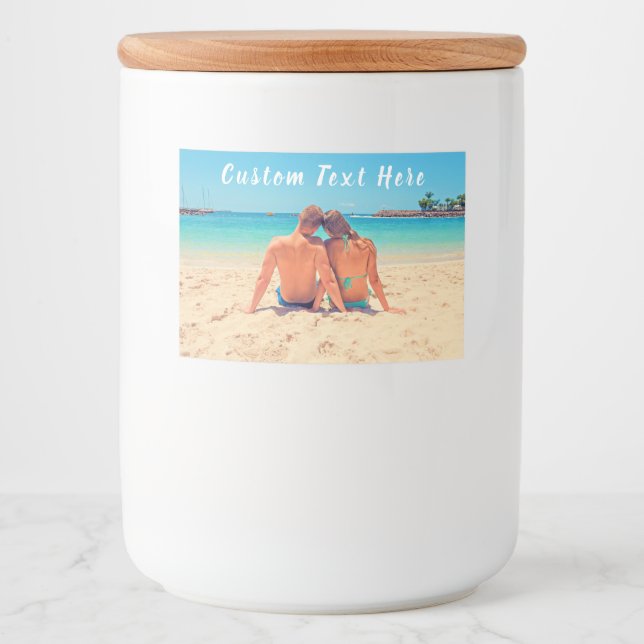 Personaliza tu etiqueta fotográfica con texto Pers (Anverso)