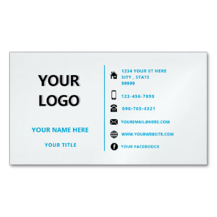 Personaliza tu imán de tarjetas de visita con logo