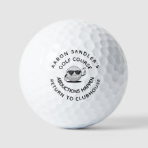 Personaliza tu nombre Bolas de golf divertidas de