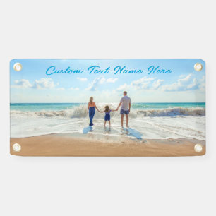 Personaliza tu pancarta de foto con texto