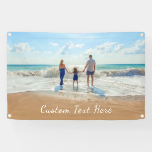 Personaliza tu pancarta de foto con texto