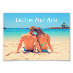 Personaliza tu póster de foto con texto personaliz