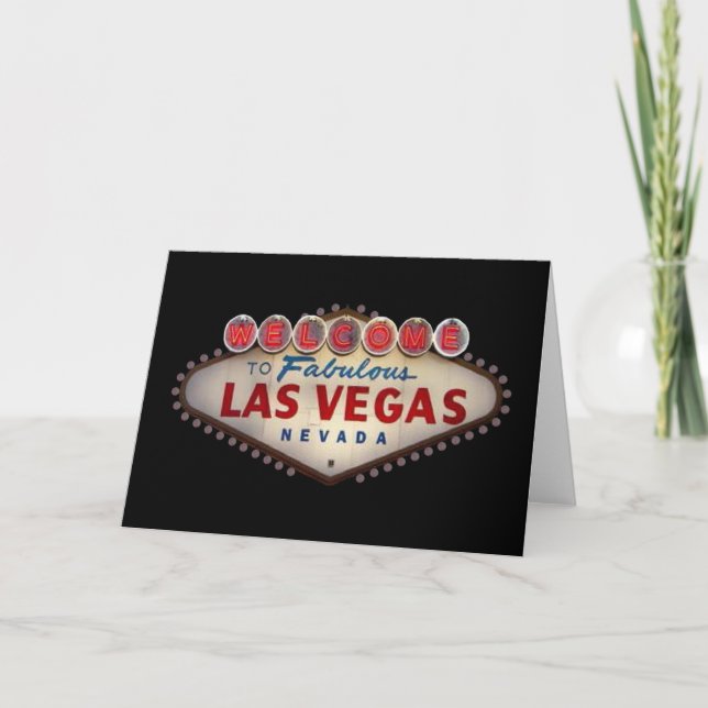 Personaliza tu propia tarjeta de Las Vegas (Anverso)