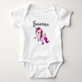 Personaliza tu propio bodi de unicornio para bebé