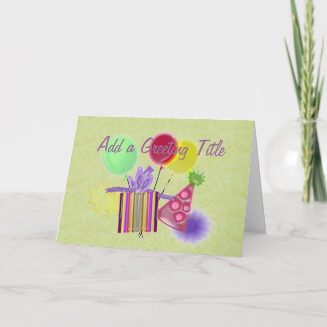 Personaliza tu tarjeta de cumpleaños (Anverso)