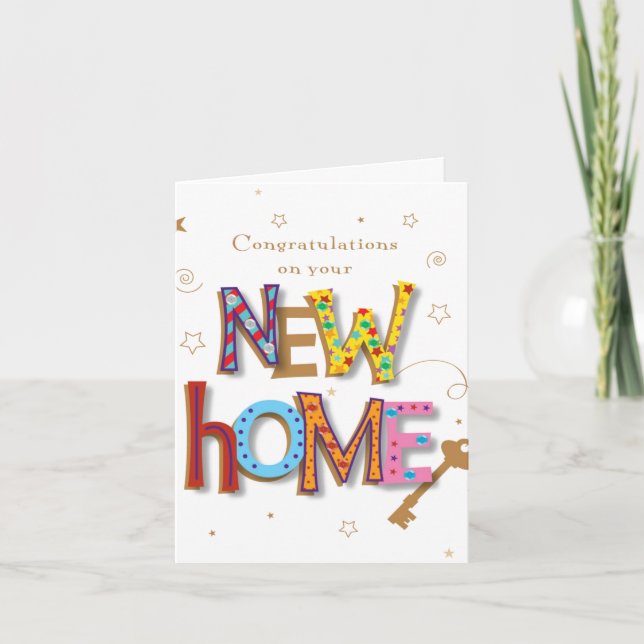 Personaliza tu tarjeta de nueva casa - Felicitacio (Anverso)