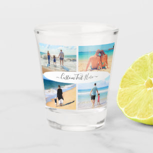 Personaliza Tu Vaso de Chupito de Collage de Fotos