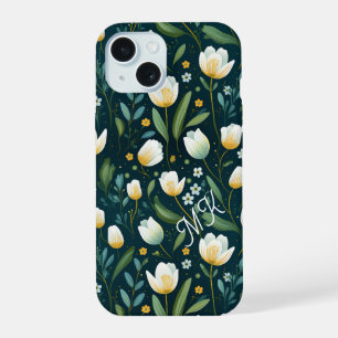 Personaliza Tulipanes Blancos y Floral Verde