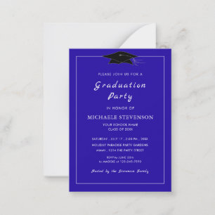 Personaliza tus invitaciones de graduación ejemplo