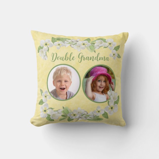 Personalizable Abuela de 2 Cojines decorativos (Anverso)