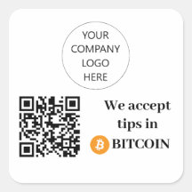 Personalizable Aceptamos consejos en Pegatina de B