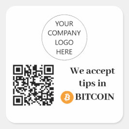 Personalizable Aceptamos consejos en Pegatina de B