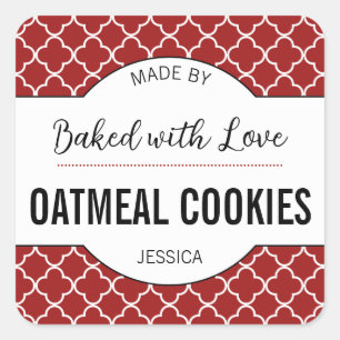 Personalizable al horno con la etiqueta de amor HM
