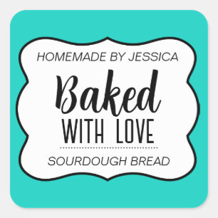 Personalizable al horno con la etiqueta de amor HM
