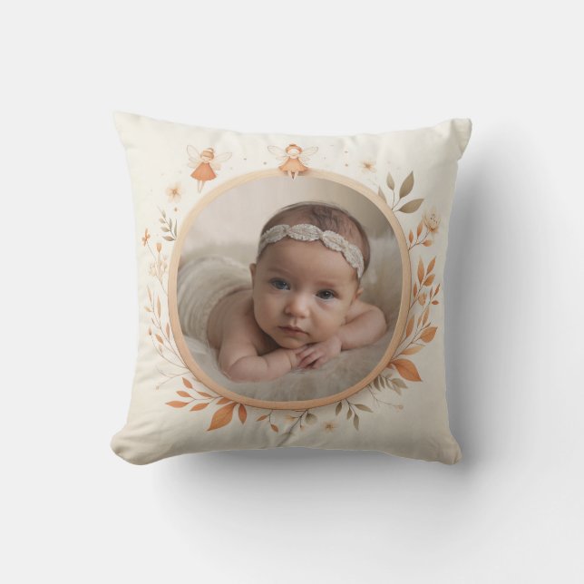 Personalizable almohada de doble cara con marco de (Anverso)