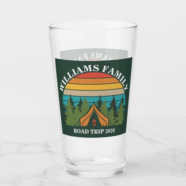 Personalizable Amigos de Forest Camping Sunset (Anverso)