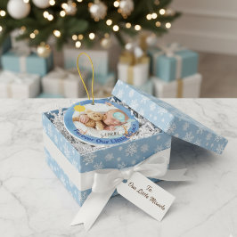 Personalizable Bebé Ornamento cerámico Keepsake