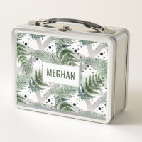 Personalizable Botánico Fern & Polka Dots