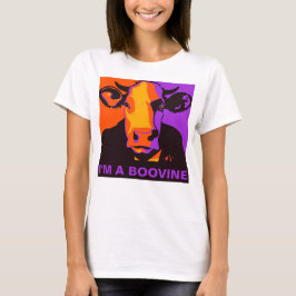 ¡Personalizable! Camiseta de vaca de arte pop boov