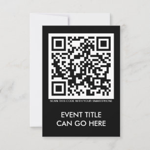 personalizable Código QR Invitación