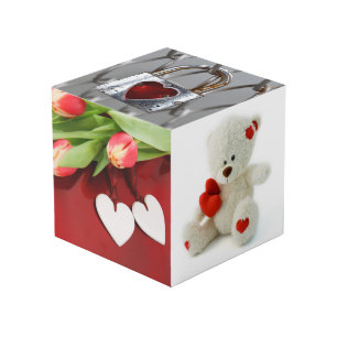 Personalizable (con tus fotos) cubo de amor
