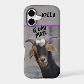 Personalizable de cabra sonriente del compañero de