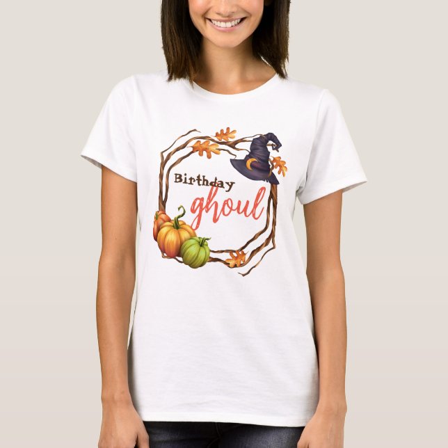 Personalizable de camisetas de cumpleaños Chica Fa (Anverso)