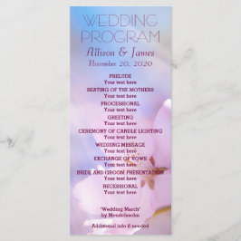 Personalizable de cerezas del programa de bodas