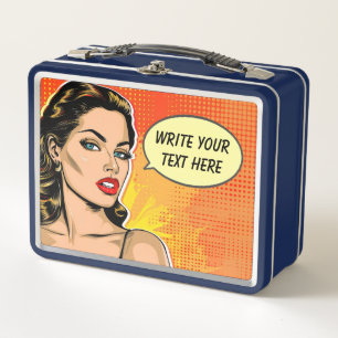 Personalizable de estilo retro femenino